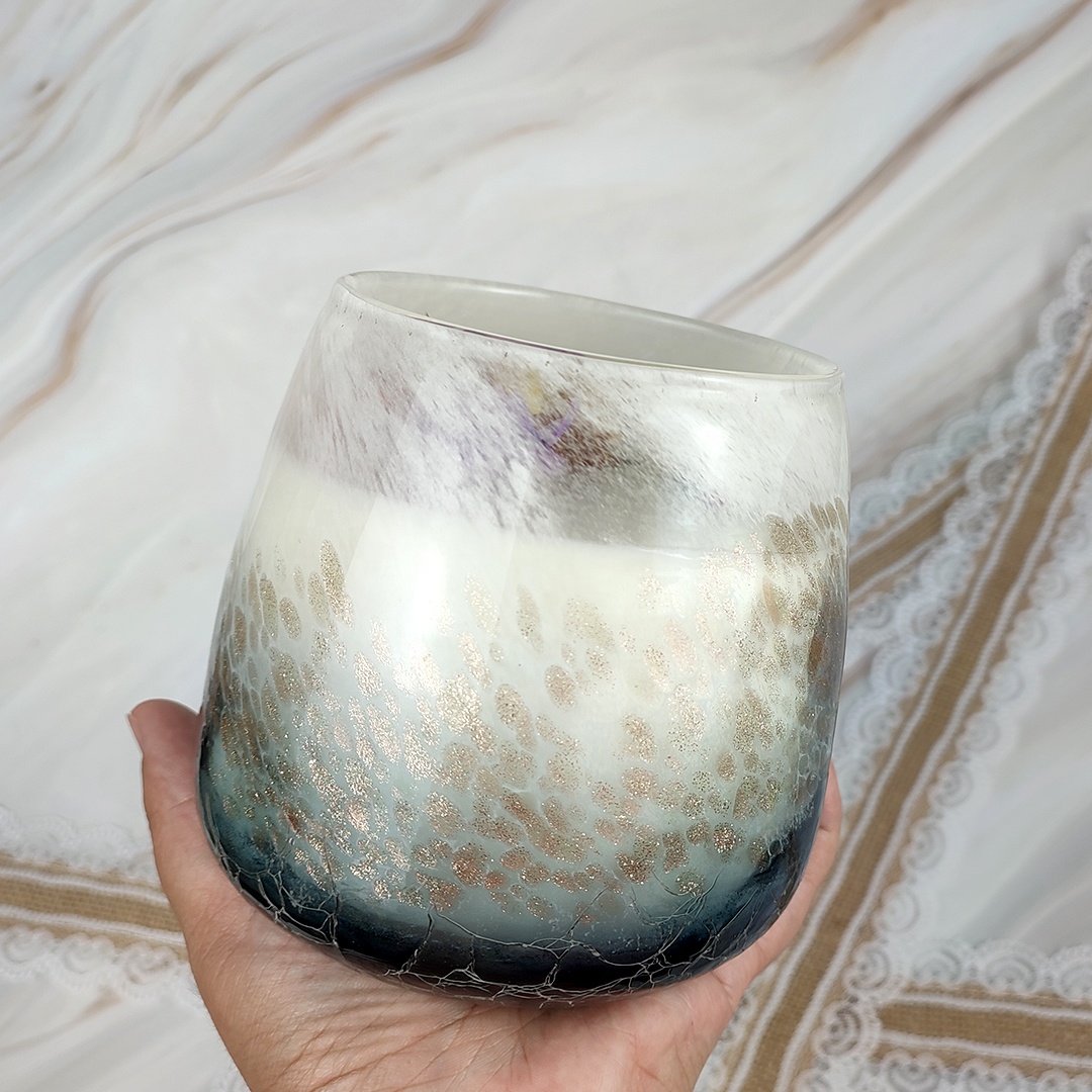Limited time discount Handmade Artwork Scented Candles in Cracked jar for Home Decor Thanksgiving Christmas Holidays