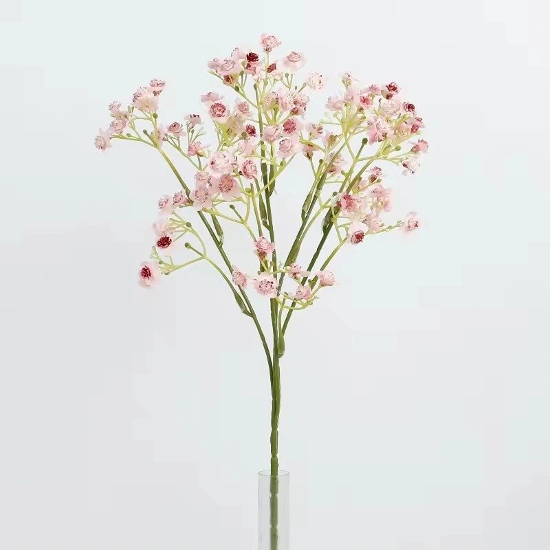 good quality cheap colorful baby breath home decorative bouquet preserved gypsophila flower dried artificial flowers for sell