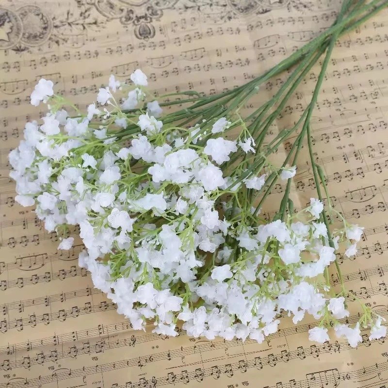 good quality cheap colorful baby breath home decorative bouquet preserved gypsophila flower dried artificial flowers for sell