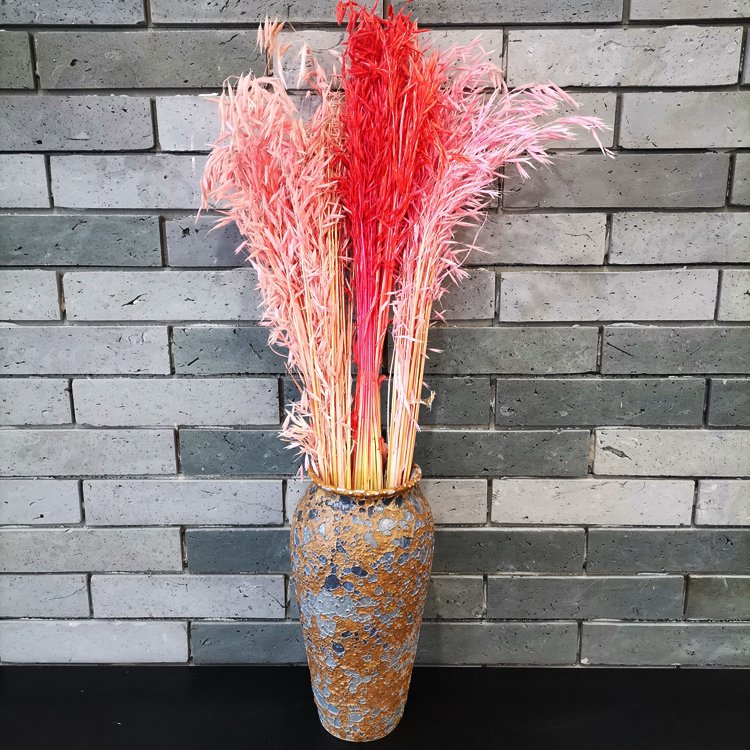 Sumflora Wholesale Prices High Quality Kumming forever artificial red flower with stem dried flowers wheat