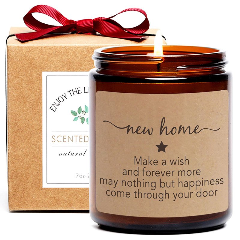Free sample three core scented candle Custom scented Soy candle Dried Flower Crystal Scented luxury scented candle
