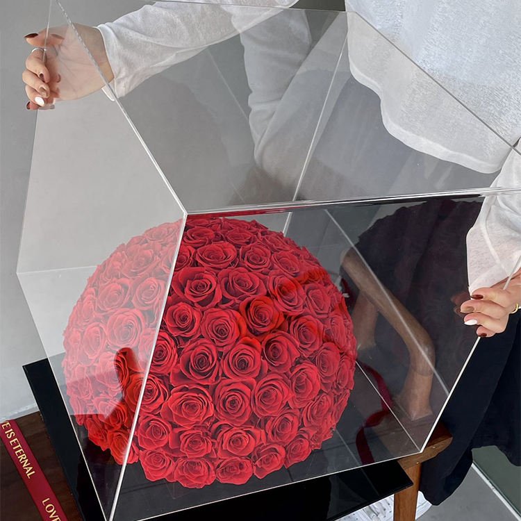 Wholesale Eternal Rose Flower Reasonable Price 99 Roses Everlasting Immortal Forever Eternal Preserved Flower Gift Box