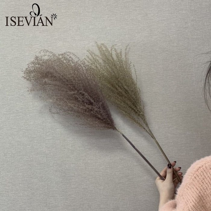 ISEVIAN Wedding Arch Dried Pampas Flower Wedding Decor Flower Centerpiece Feather Grass Dried Flowers