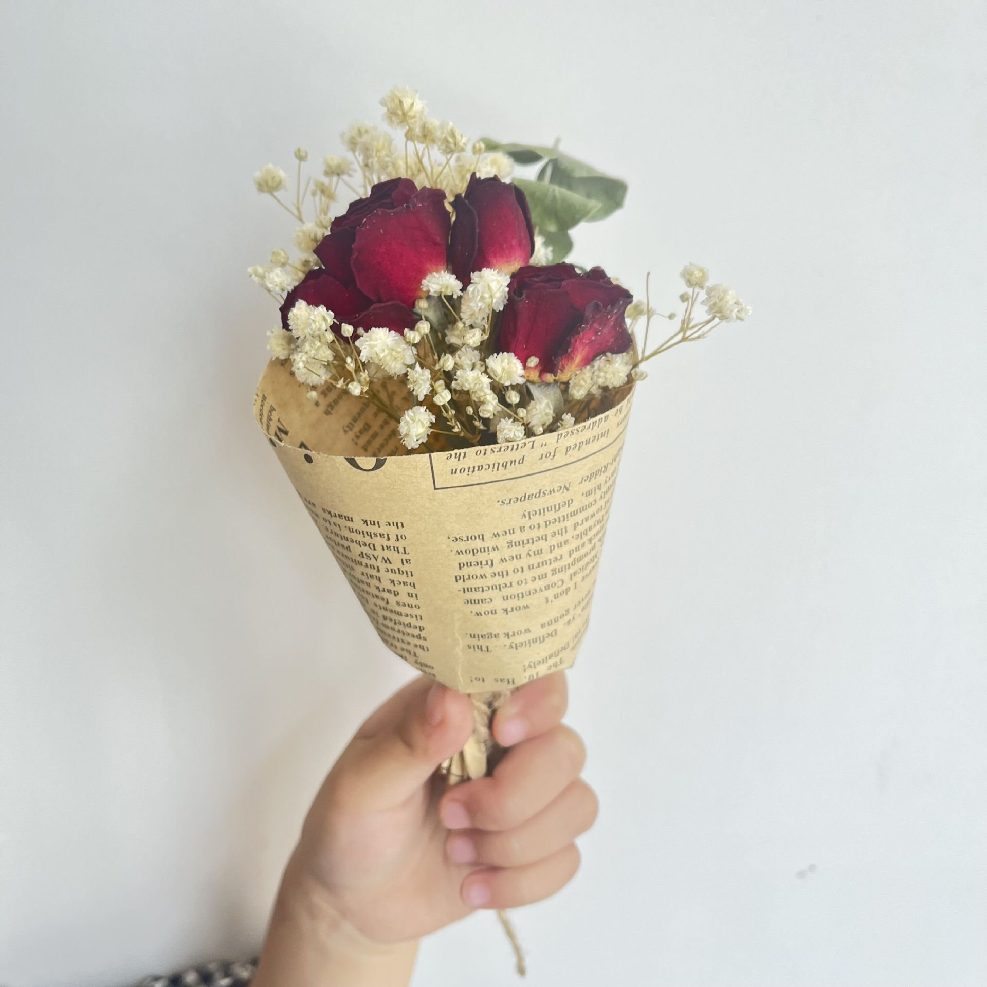 Dried Decoration Flower babysbreath Immortal Preserved Forever Dome Roses frame Bouquets For centerpiece decor