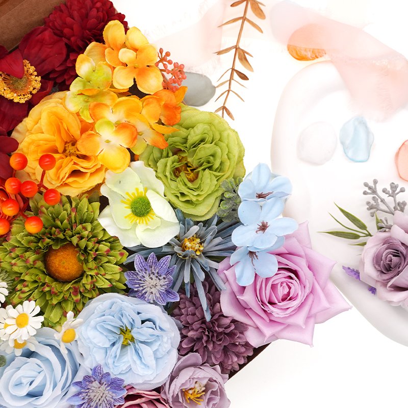 Hot Selling Good Quality Luxury Dried Flower Gift Box Artificial Flower Bouquet