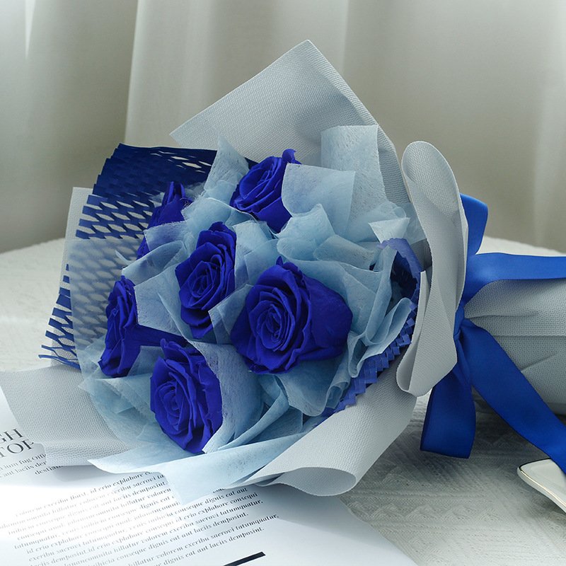 Lovebay New Style Preserved Flowers Bouquet Regalos Por El Dia De La Madre Eternal Forever Rose For Wedding Home Decoration Gift