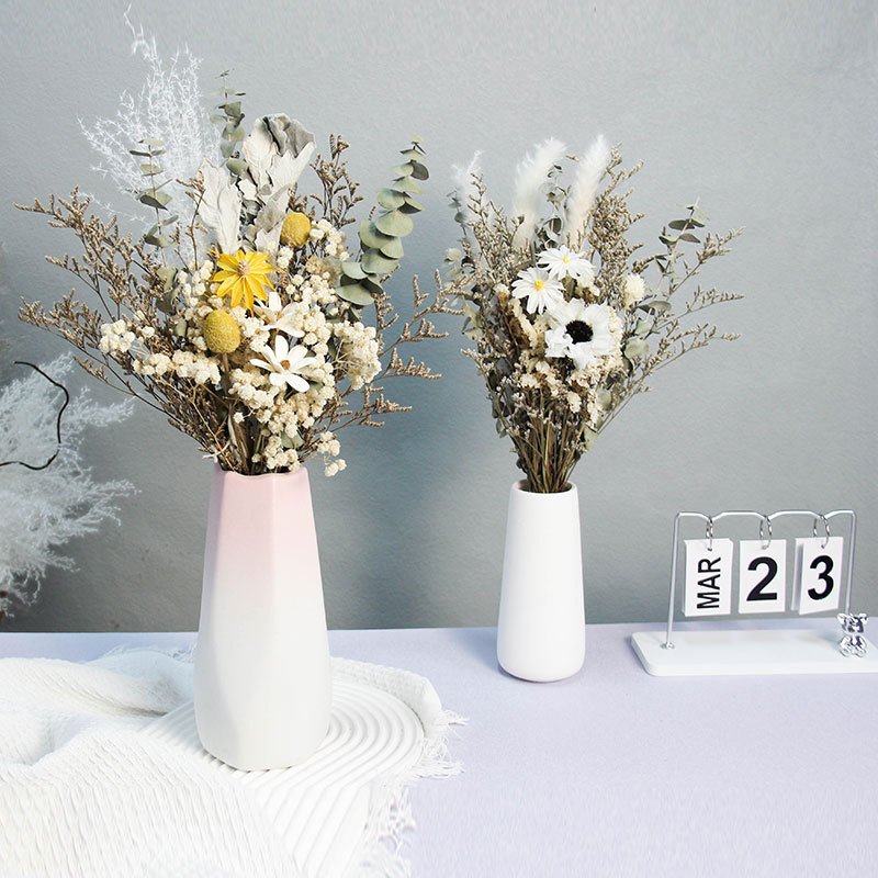 TC Premium Handmade Diy Dried Flower Finished Mix Combination Flower For Wedding Home Decor Table Ornaments Dried Flower Bouquet