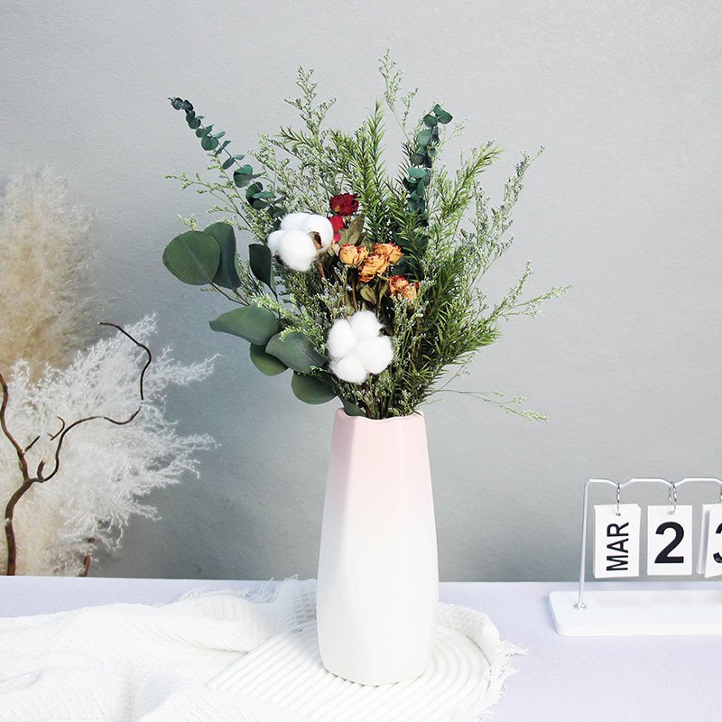 TC Premium Handmade Diy Dried Flower Finished Mix Combination Flower For Wedding Home Decor Table Ornaments Dried Flower Bouquet