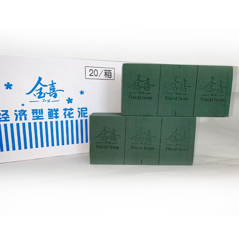 High quality green Water absorption flower mud wet floral foam for wedding decoration