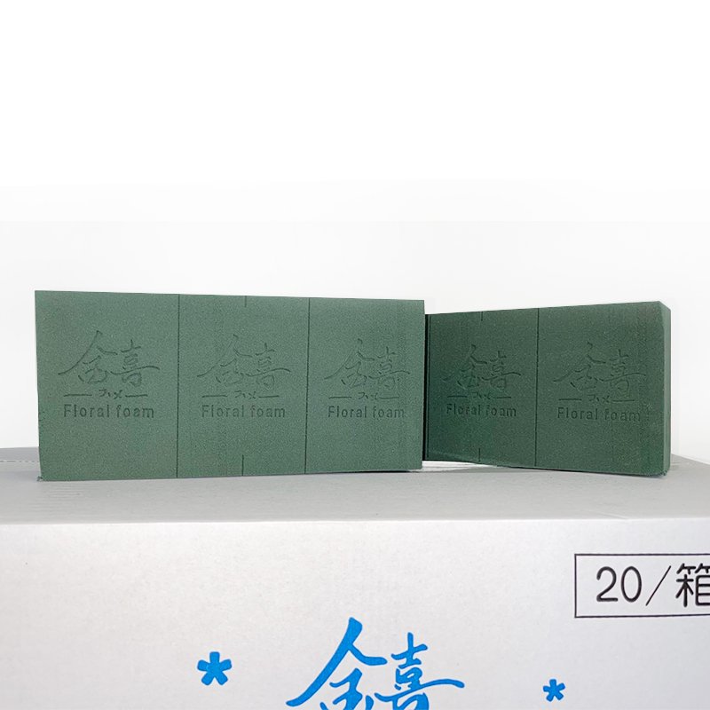 High quality green Water absorption flower mud wet floral foam for wedding decoration
