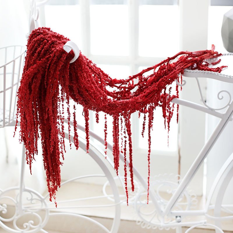 Wholesale Christmas Decorative Flower natural dried flowers amaranth hanging amaranthus flower for wedding home decoration