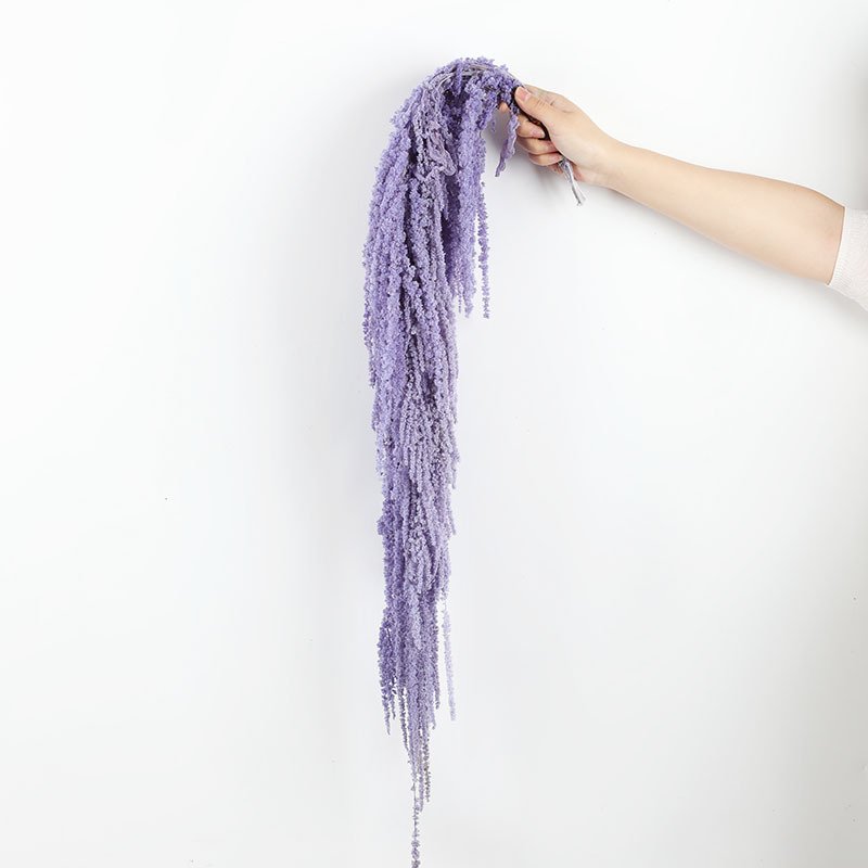 Wholesale Christmas Decorative Flower natural dried flowers amaranth hanging amaranthus flower for wedding home decoration