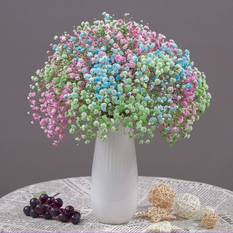 Hot Selling White Color Baby Breath Flower Natural Dried Gypsophila for Wedding Home Decoration