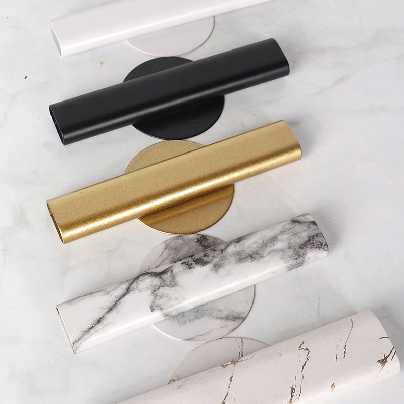 Wall Mounted Flower Tube Wall Metal Vase Dried Flower Holder Racks with Adhesive Tape for Flower Display