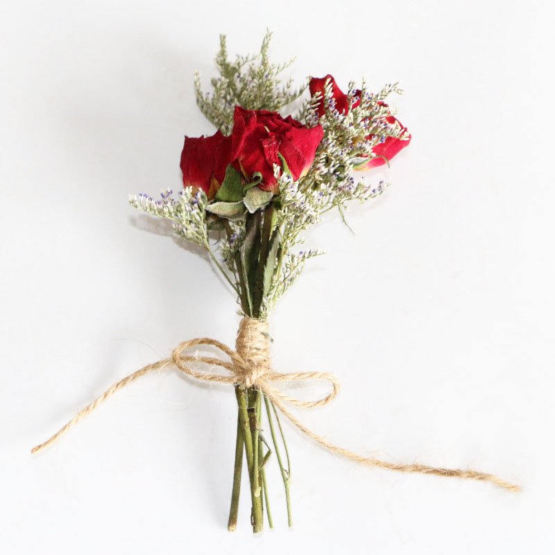 DREA wedding Valentine birthday gift dried roses mini dried flower bouquet from Yunnan
