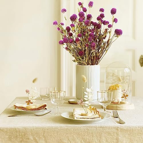 15 Dried flowers globe amaranth dried bouquet natural dried bouquet wedding table vase decoration bohemian DIY flower