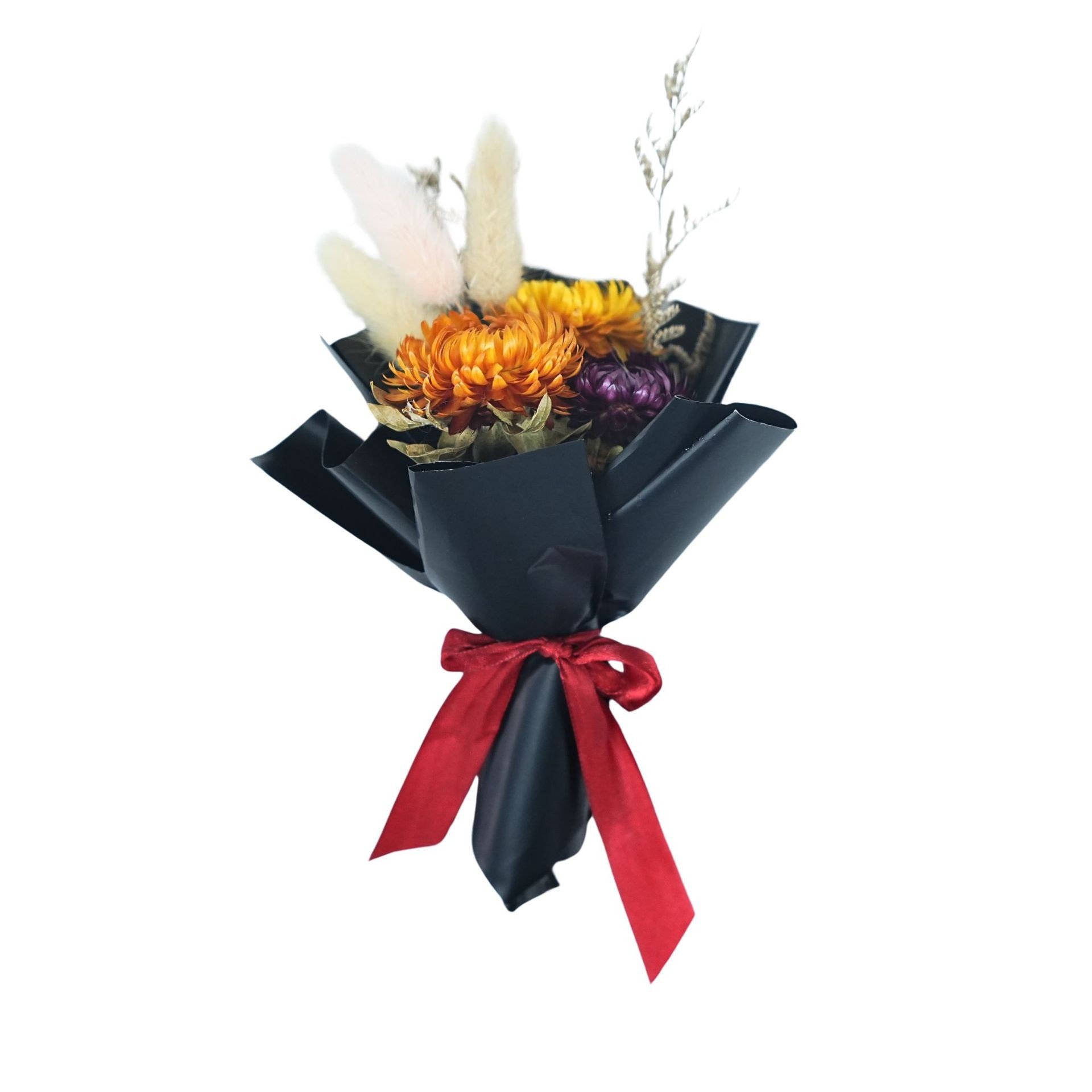 Wholesale Wedding Valentine Day Gifts Decorative Dry Flower Arrangement Pampas Palm Natural Small Mini Dried Flower Bouquet
