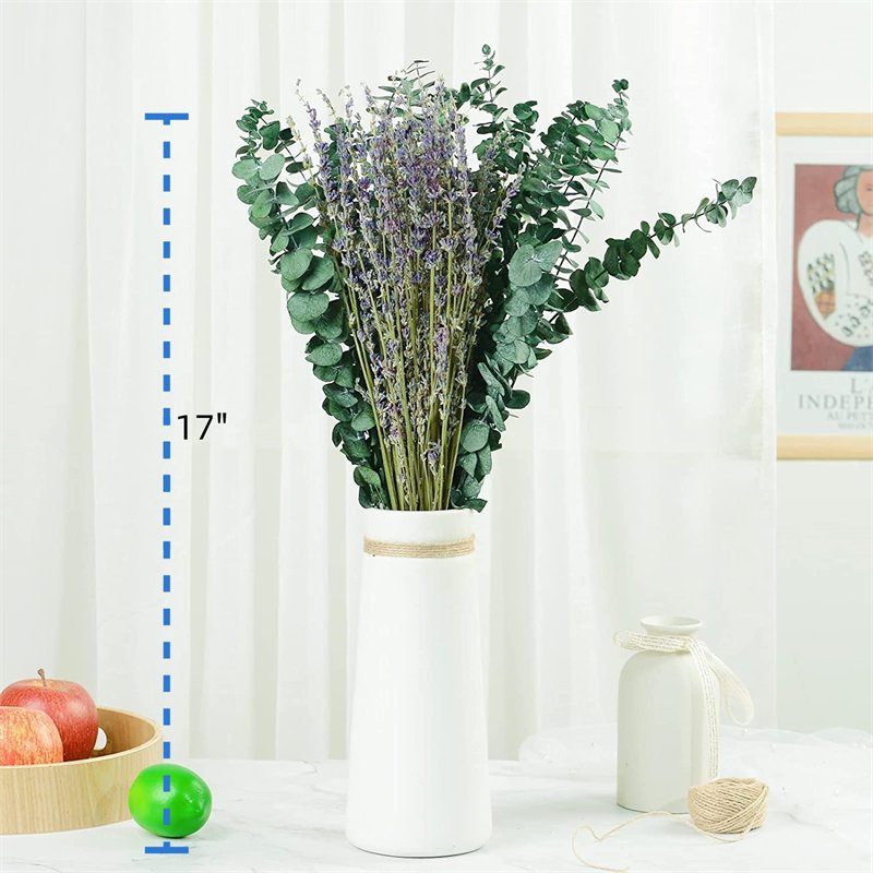 Luxury Real Handmade Gift Natural Real Live 115 Pcs Preserved Eucalyptus Stems & Dried Lavender Bundles for Shower