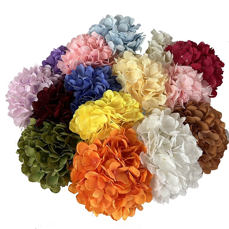 Factory Direct Price Artificial Flowers Wedding Leafless Hydrangea Artificial Dried Flowers