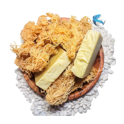 Premium Quality SEA MOSS SOAP Aroma Diffuse Flower Shaped Musk Material Lotus Rose Lavender Ginger Strawberry-Packed Boxes