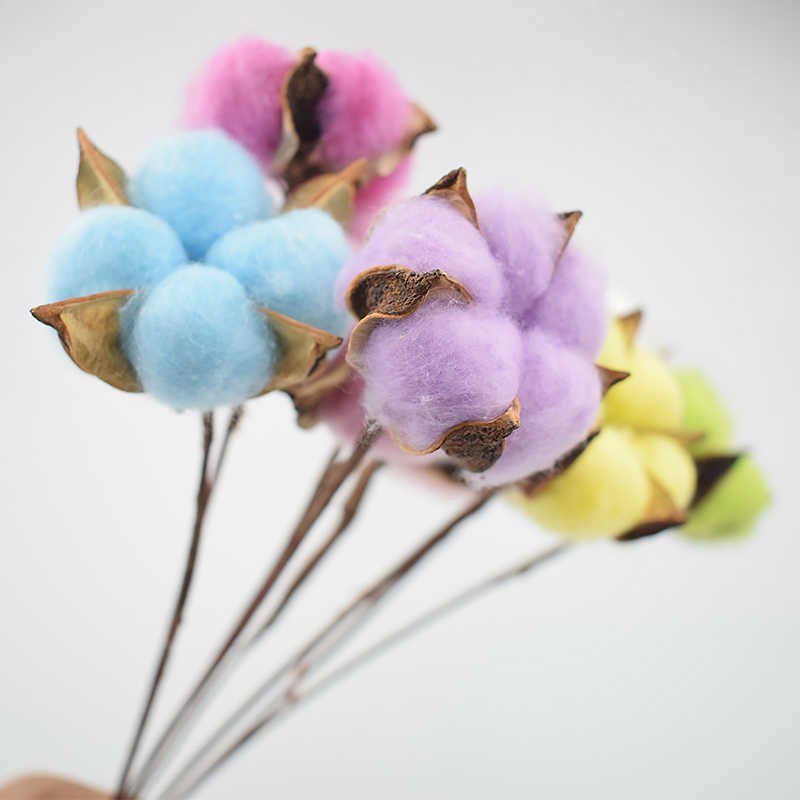 SumFlora China Minimalist style Dried flowers cotton for art bouquet flower arrangement