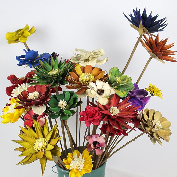 SumFlora Natural dried flowers handmade flower dried lotus for home decoration photo props