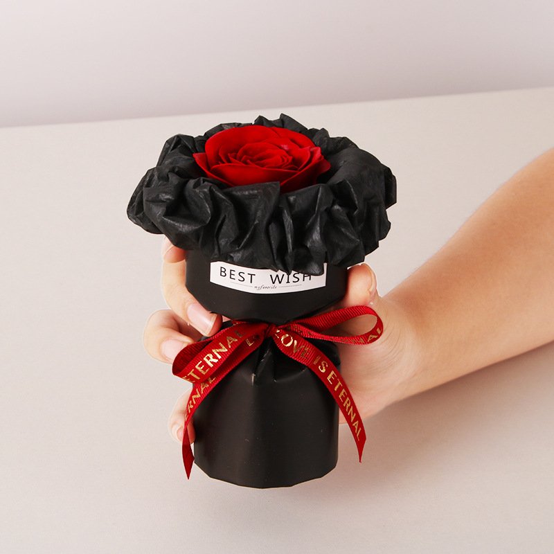 Natural Mini Dried Flower Bouquet Dry Preserved Rose for Weddings Home Parties New Year Valentine's Day or Chinese New Year