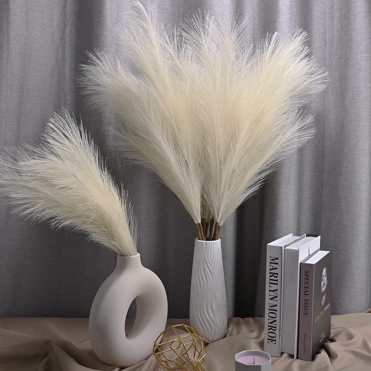 Wholesale Boho Wedding Decor Large Plume Dry Pampas Grass Artificial Flower Decor Natural Real Preserved Dried Pampas Grass For