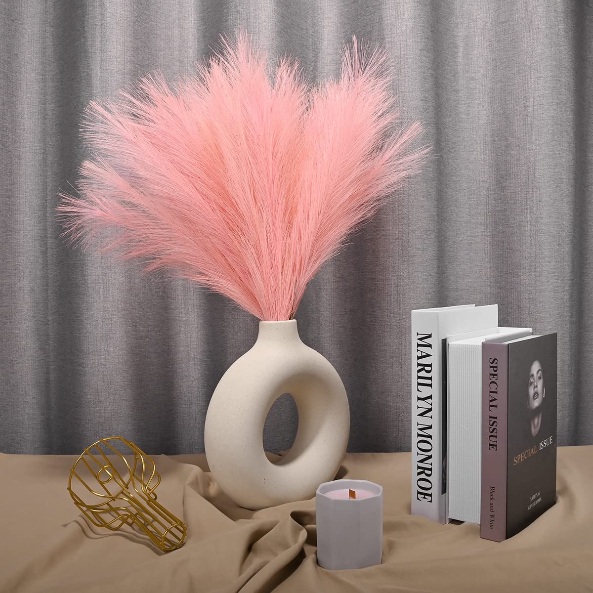 Wholesale Boho Wedding Decor Large Plume Dry Pampas Grass Artificial Flower Decor Natural Real Preserved Dried Pampas Grass For
