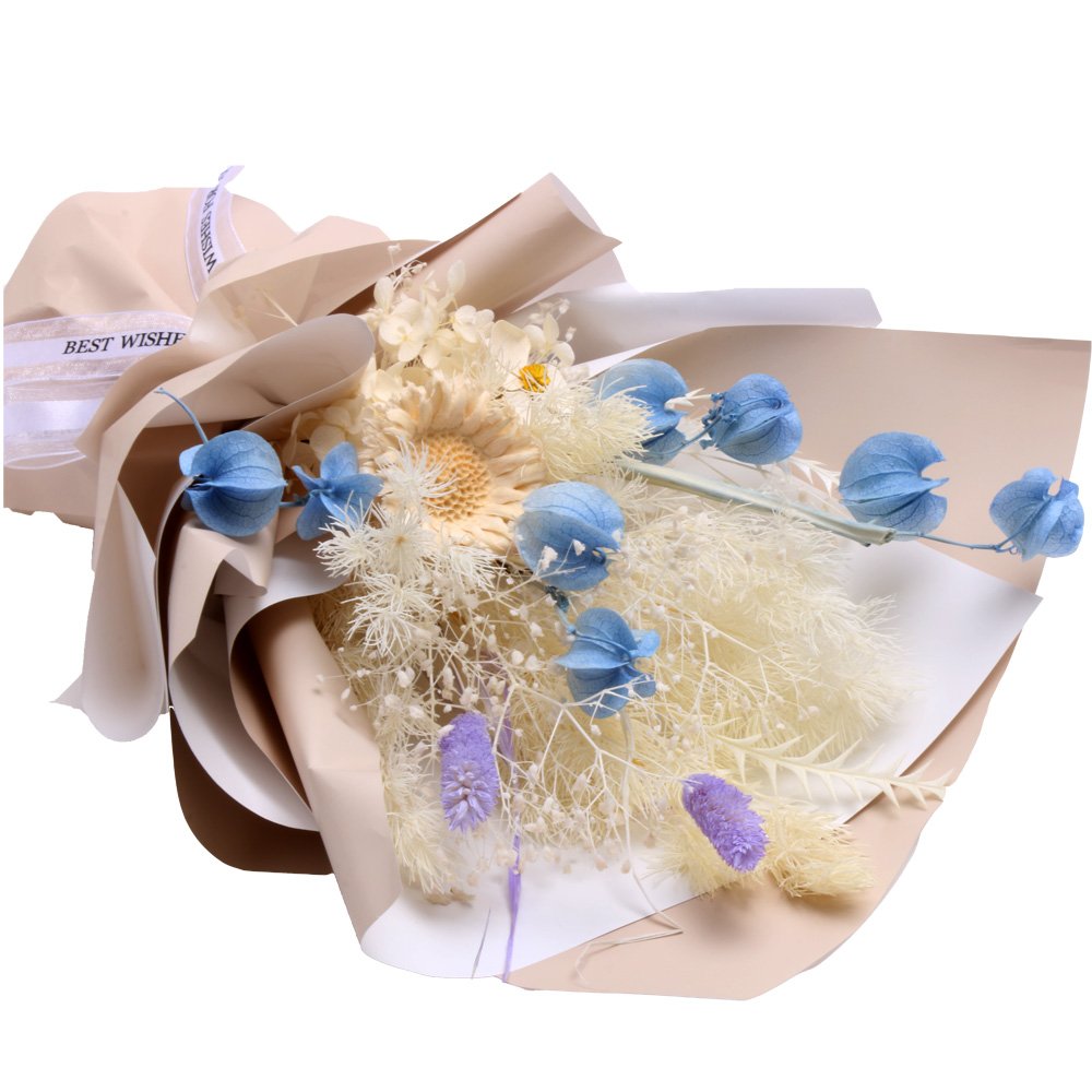 Customized Factory Supply Wholesale Dried Preserved Flowers Bouquets