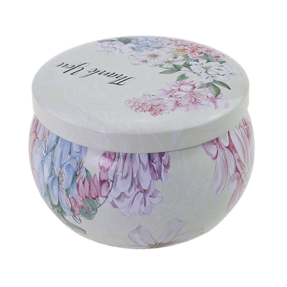 Romantic Home Decor Plant-Dried Flowers Aromatherapy Votive Candle Purifying Air & Aroma Deodorant for Cafe Date & Birthday