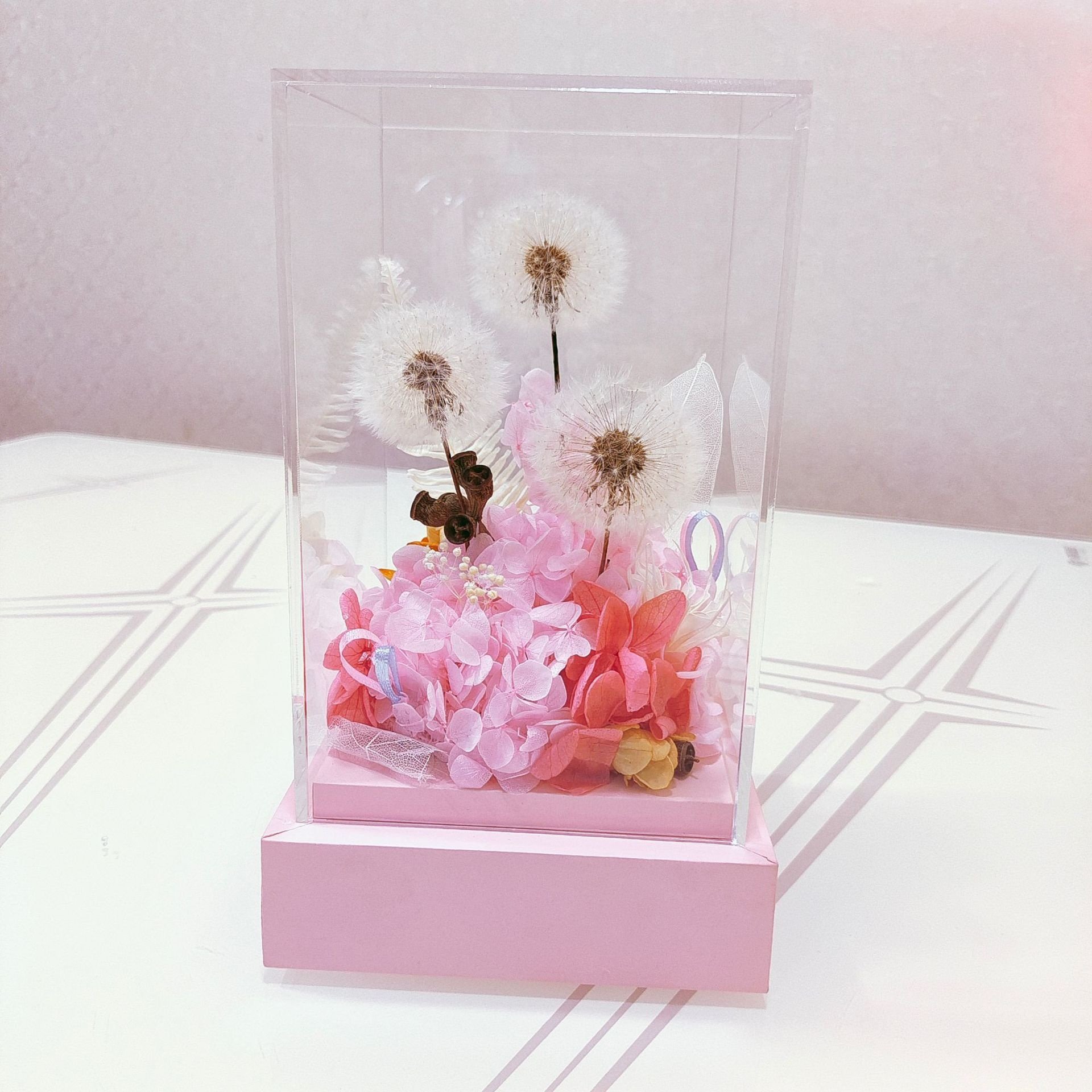 Infinity Forever Eternal Preserved Roses Valentine's Day Decoration Stabilized Flower Arrangement Gift Box Christmas Mother's