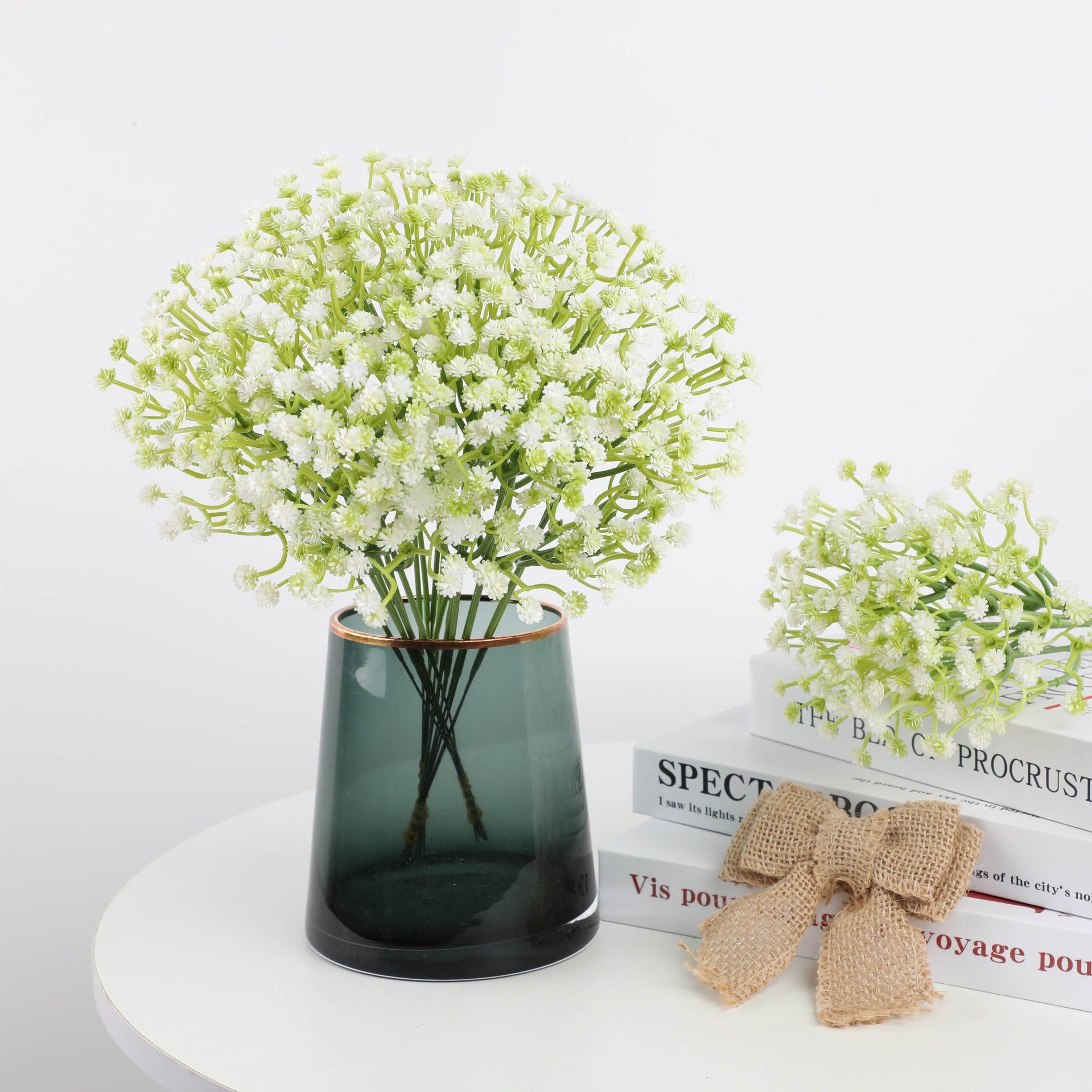 Wholesale colorful baby breath home decorative bouquet preserved gypsophila flower dried artificial flowers