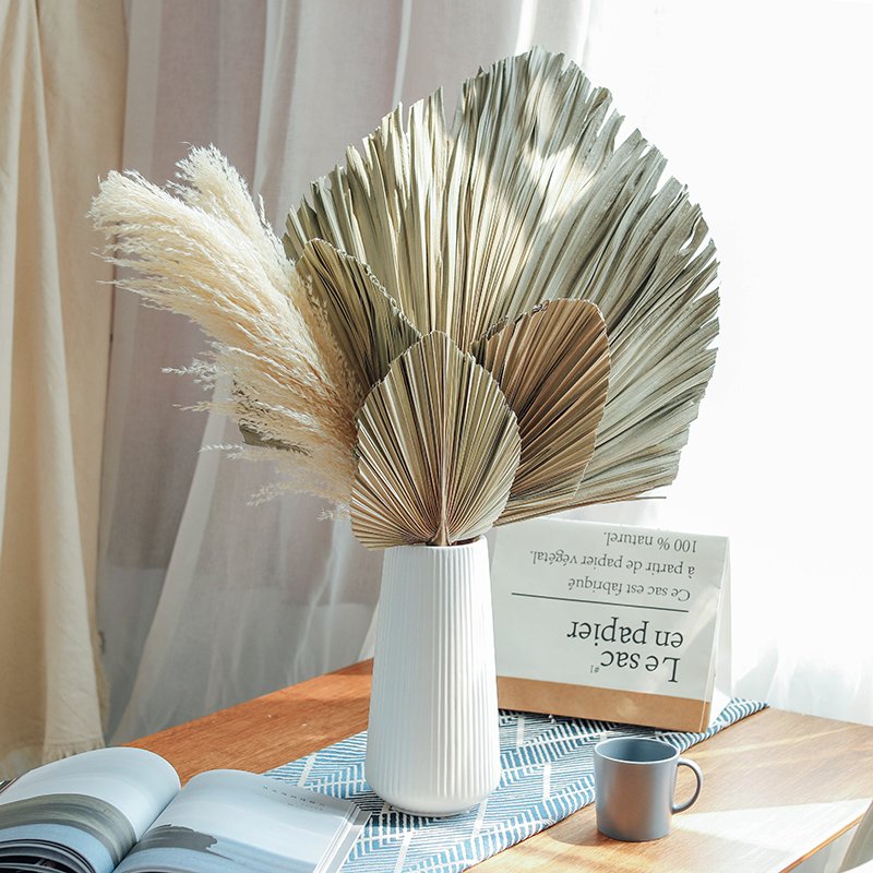 AX38 2023 wedding supplies natural dry flower palm leaves decorative flowers & wreaths wedding decoration