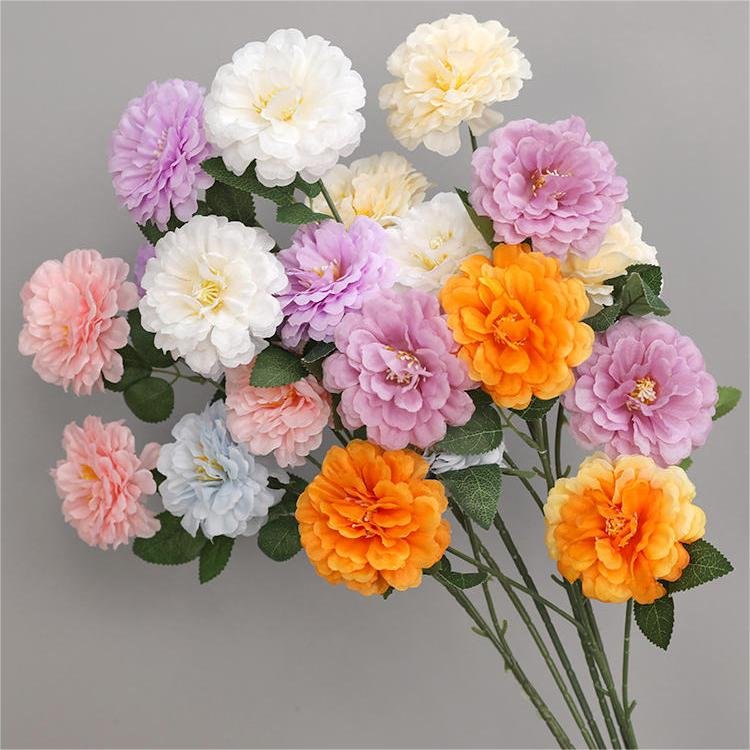 Hot Sell Artificial Hibiscus Flower Flower Heads Silk For Home Decor Wedding Party Backdrop Wall Decoration Wholesale Handmade