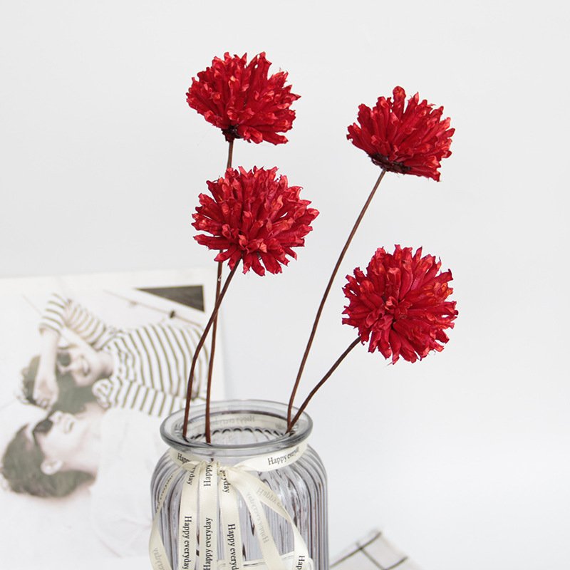 Artistic Small Fresh Home Decor Manual Combination of Dry Flower Mini Dried Flower Bouquet Small Hydrangea Dried Flowers Natural