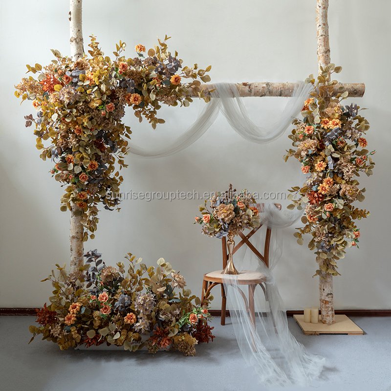 ISEVIAN Wedding Pampas Flower Wedding Hanging Pampas Ceiling Flowers