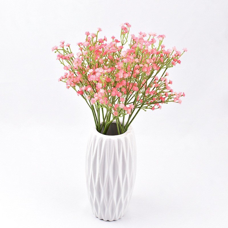 52cm Simulated Baby's Breath Star Wedding Hand Bouquet Soft Rubber Plastic Home Party Decoration Wholesale Dried Flowers Plants