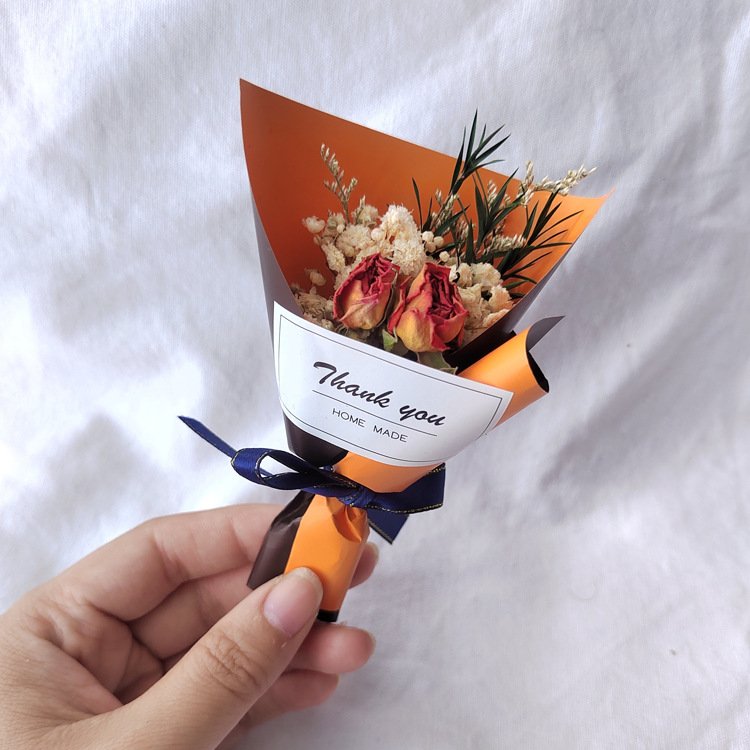 DREA Refrigerator Car Interior decoration natural pressed mini dried flower arrangement wholesale