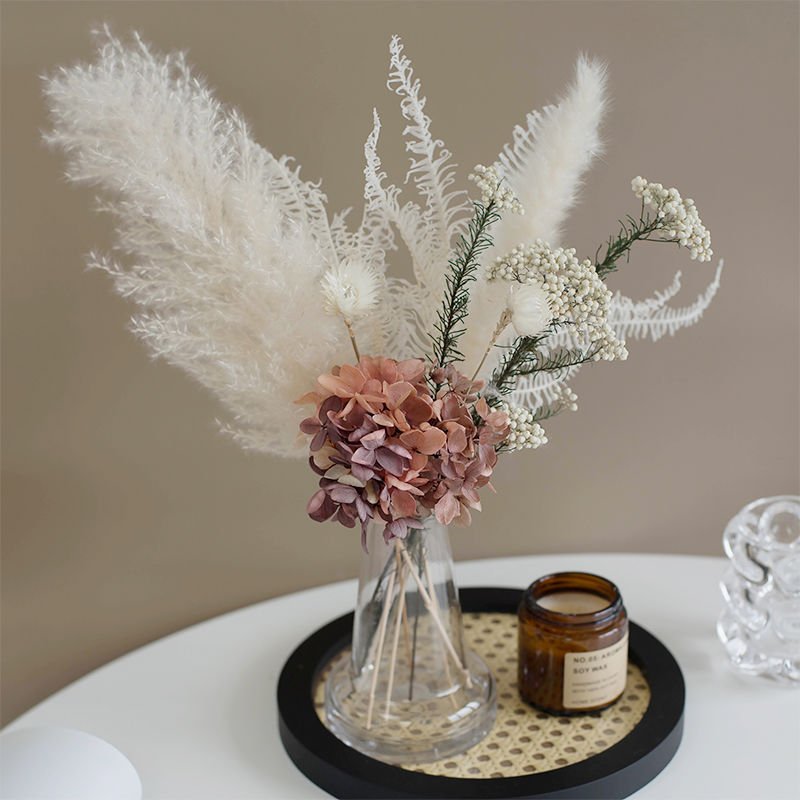 Natural Mariage Wedding Centerpiece Preserved Flower Dried Pampas Grass Bouquet Decor Homedecor