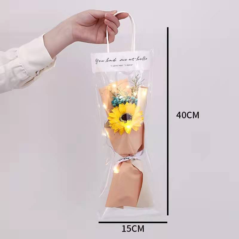 wholesale mini dried flower bouquet gift box accessories with decoration Valentine's Day small dry flower bouquet