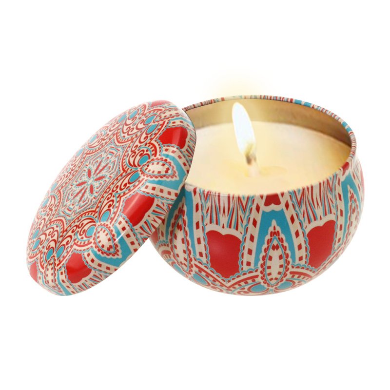 Wholesale Private Label Custom Aromatherapy Luxury Scented Candles Sets With Gift Box Tins Jar Natural Soy Wax Scented Candles