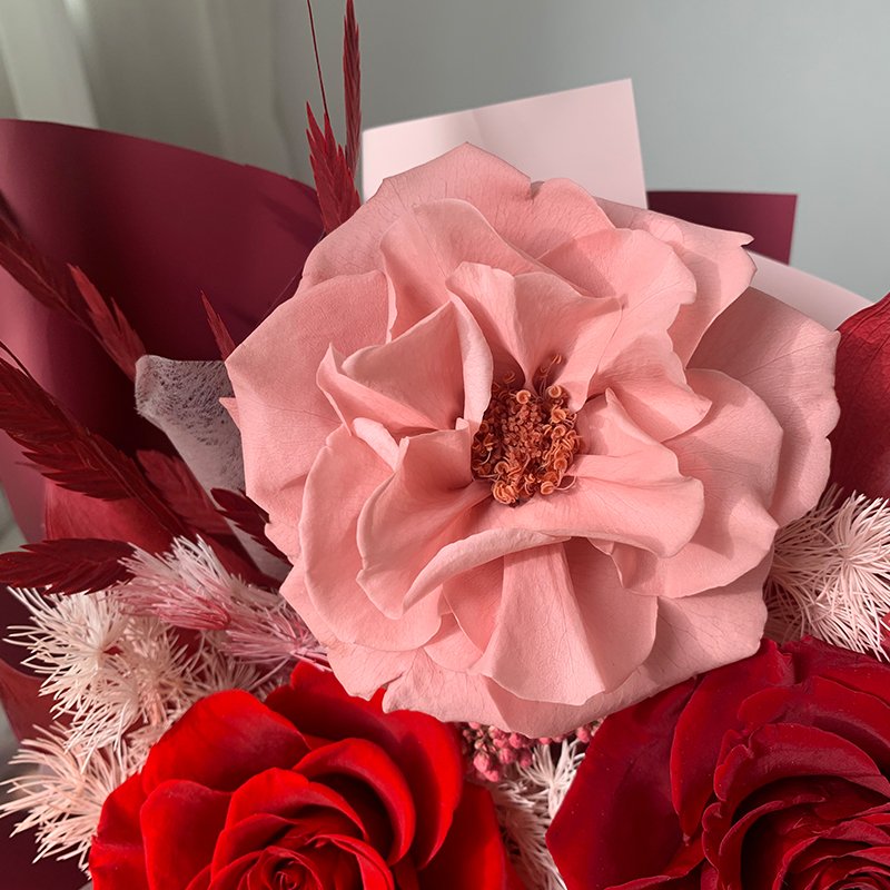 Lovebay Fall Decor Christmas Gift Halloween Decorations Custom Design Forever Rose Bouquets New Years Preserved Flowers Bouquets