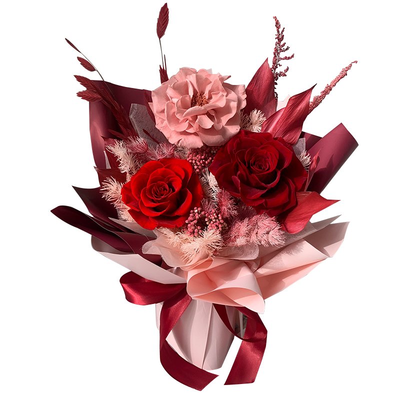 Lovebay Fall Decor Christmas Gift Halloween Decorations Custom Design Forever Rose Bouquets New Years Preserved Flowers Bouquets