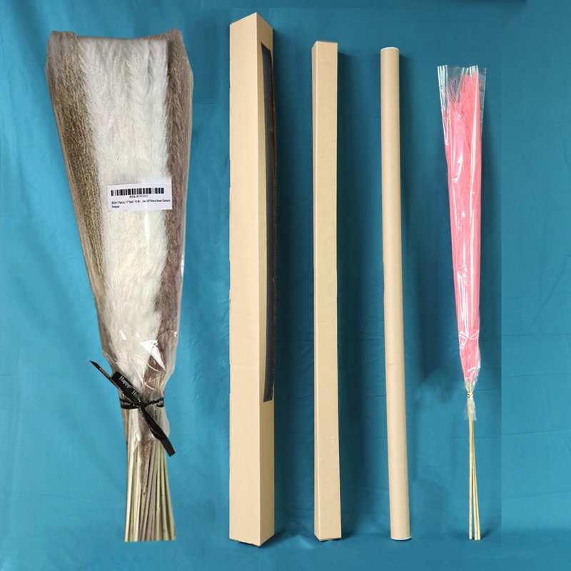 Wholesale Wedding Supplies Decoration Dried Flower Grey Pampas Grass Dried Flower