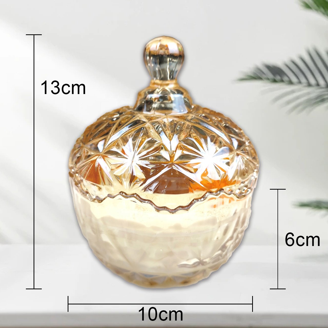 Premium Quality Creative Beautiful Dry flower and Fruit in Scented Candles With Multiple Colors Glass Jar