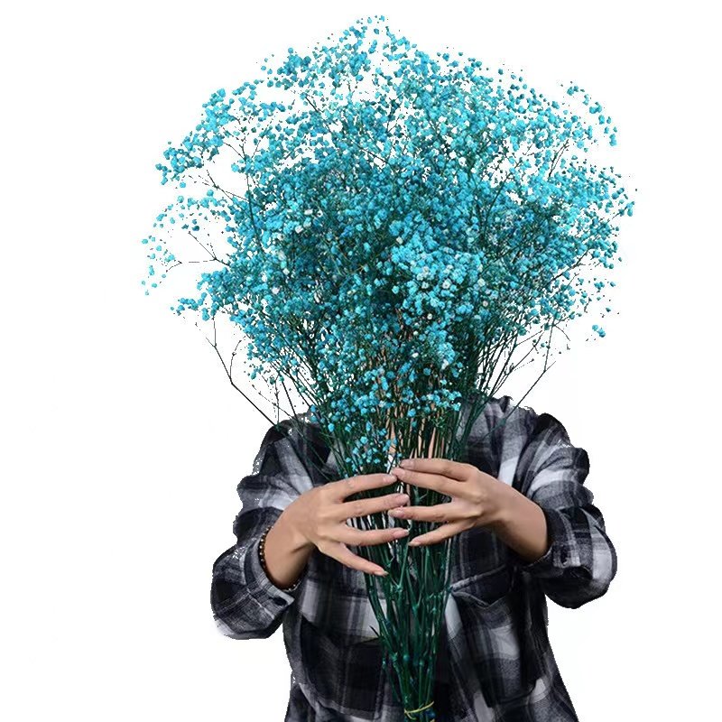 hot selling bouquet material flowers artificial baby breath dry flower