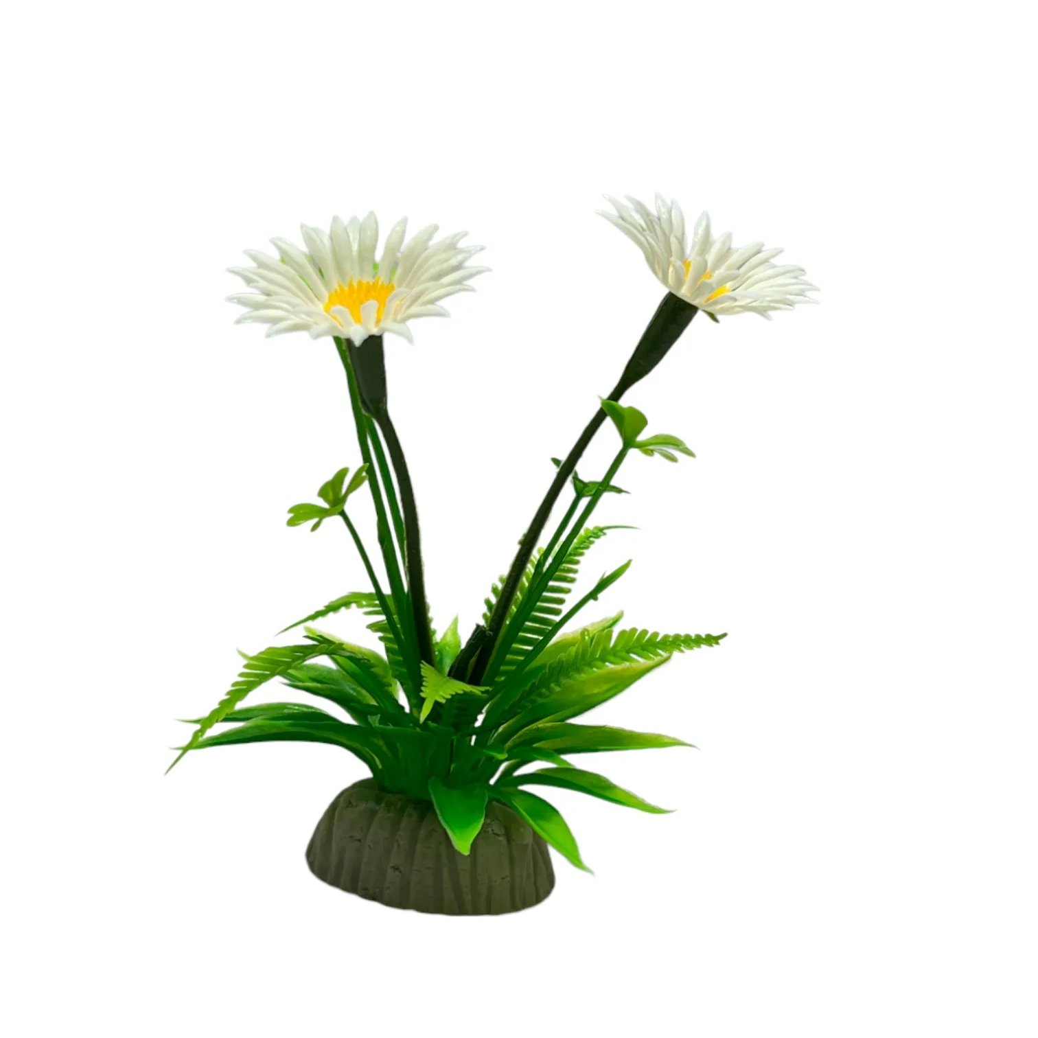 Custom design decorative flowers Plastic green plants artificial dried flowers