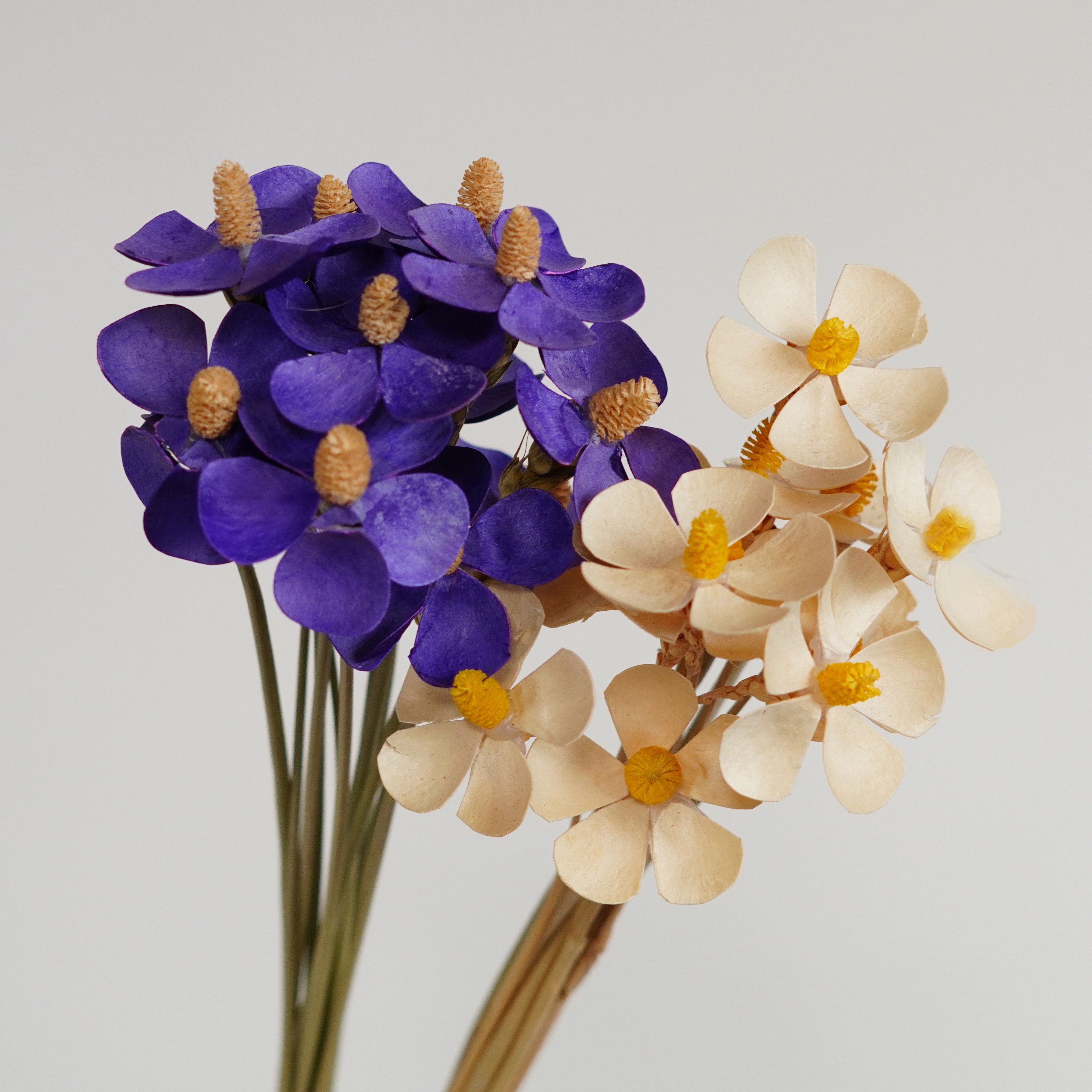 Dried violet flowers-dried flowers-Crafts and Supplies-Home decor