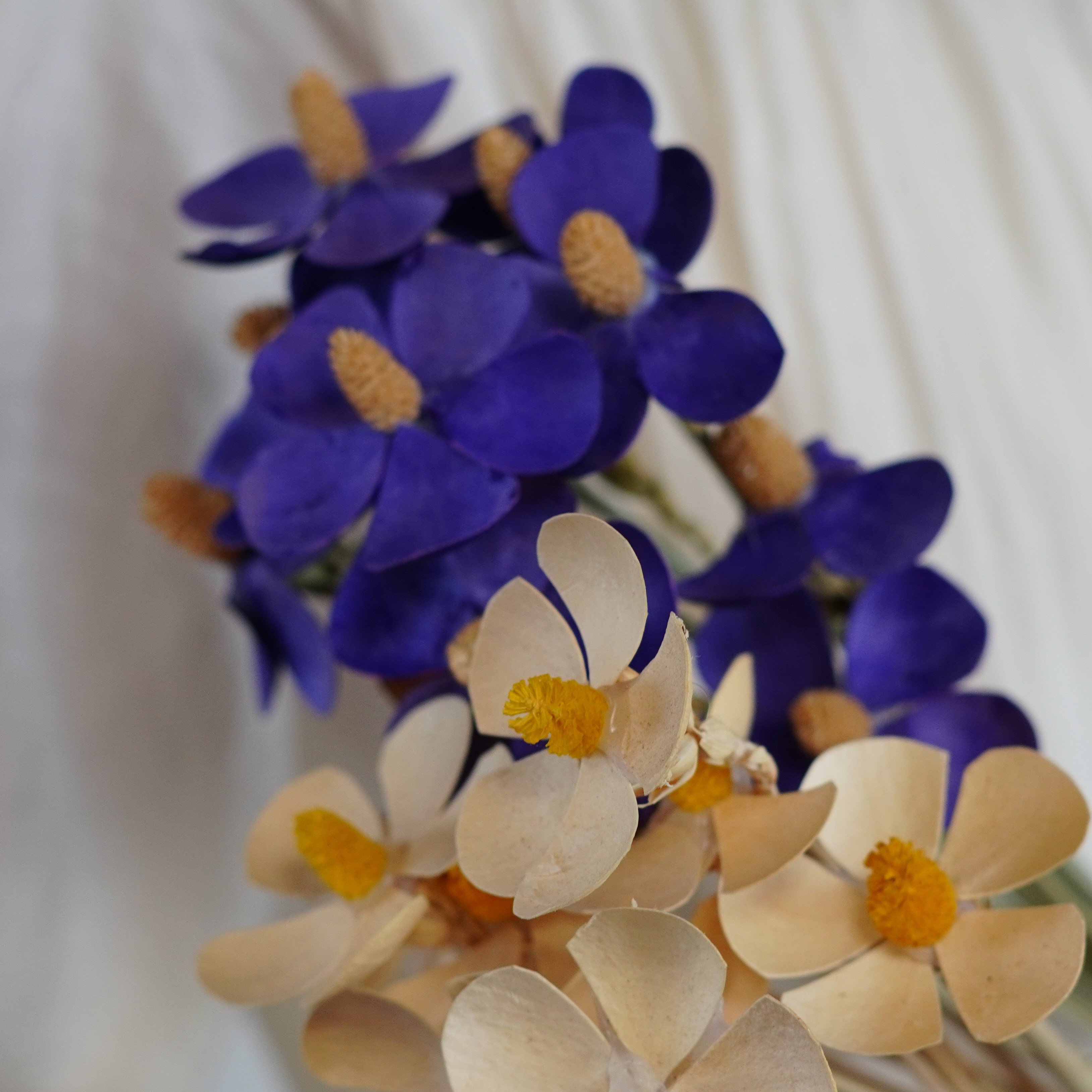 Dried violet flowers-dried flowers-Crafts and Supplies-Home decor